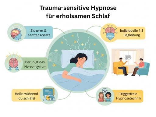 traumasensitive Hypnose für erholsamen Schlaf