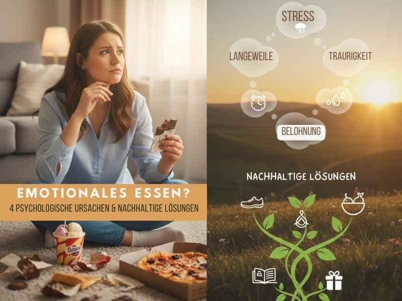 Emotionales Essen verstehen und überwinden: 4 psychologische Ursachen und nachhaltige Lösungen