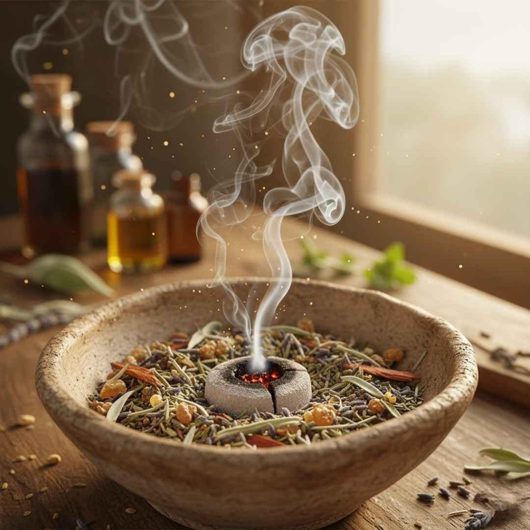 Losslassritual mit Feuer