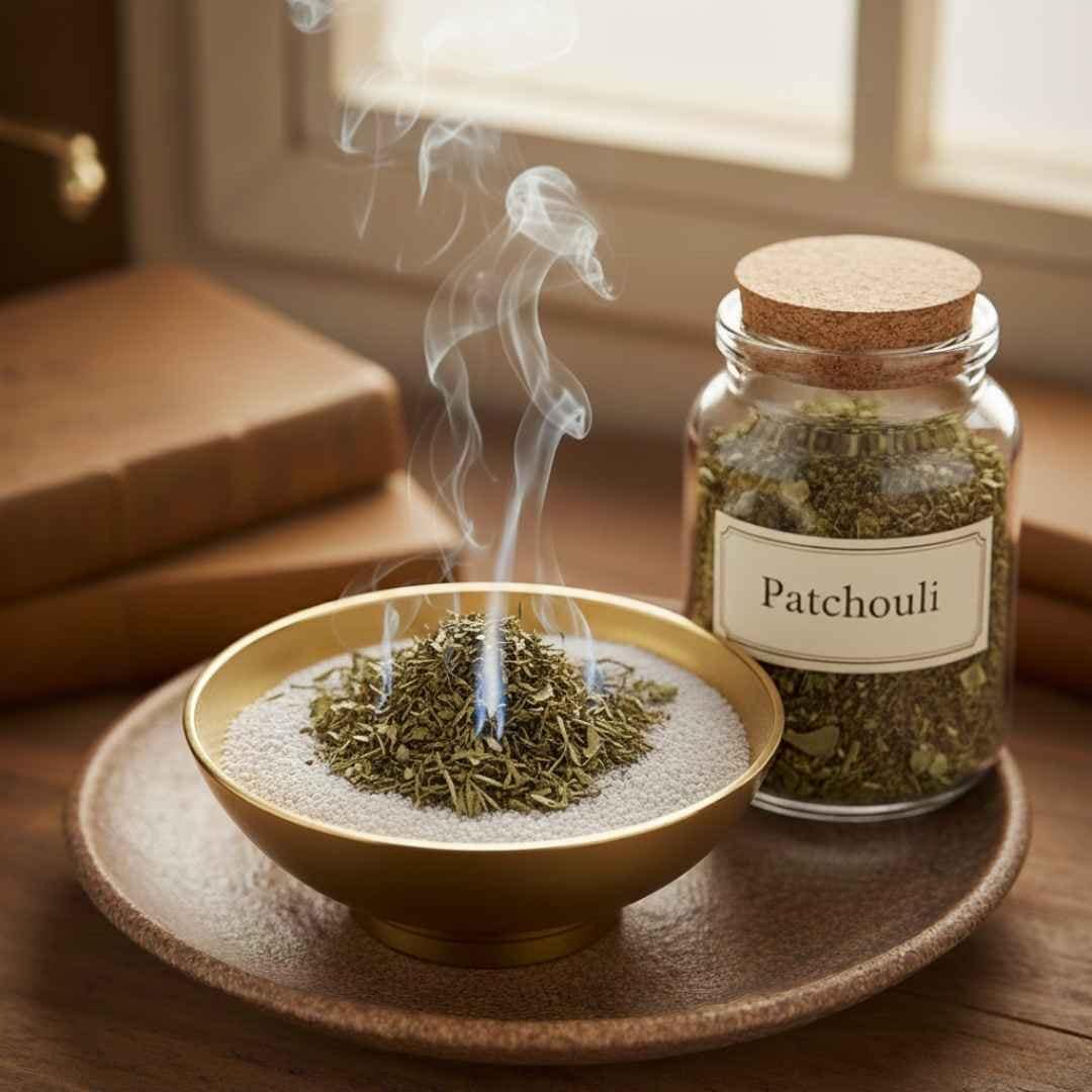 Patchouli-Räucherung
